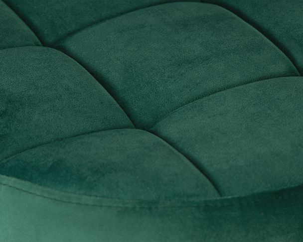 Табурет барный DOBRIN BRUNO GOLD (зеленый велюр (MJ9-88)) - Вид 3