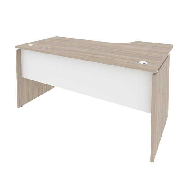 Onix Стол эргономичный левый O.SA-1 (L) Дуб аттик/Белый бриллиант 1580*980*750 (720/460) - Вид 1