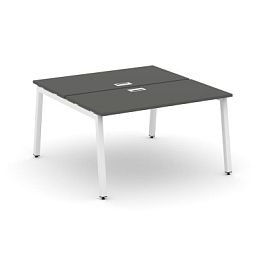 Стайл Проджект Рабочая станция 2-х сторон. SN-5A.DRS-003 Антрацит/Металл Белый 1380*1232*750 - Фото предпросмотра