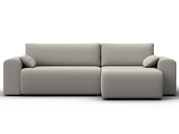 Диван угловой Лига-099 угол универсальный Рогожка бежевый - Вид 2