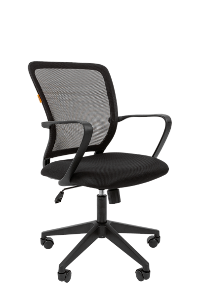 Кресло CHAIRMAN 698, ткань TW/сетчатый акрил, черный - Вид 1