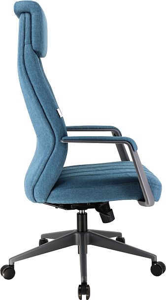 Премиум кресло Everprof Shanghai (Шанхай) Ткань Синий - Вид 3