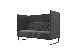 Bronks Диван двухместный BROS-2 Сан 04/Металл Черный 1715*760*1180 - Фото предпросмотра