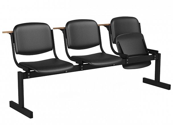 3-местный, мягкий, откидной, лекционный "253МОЛ" - Вид 3