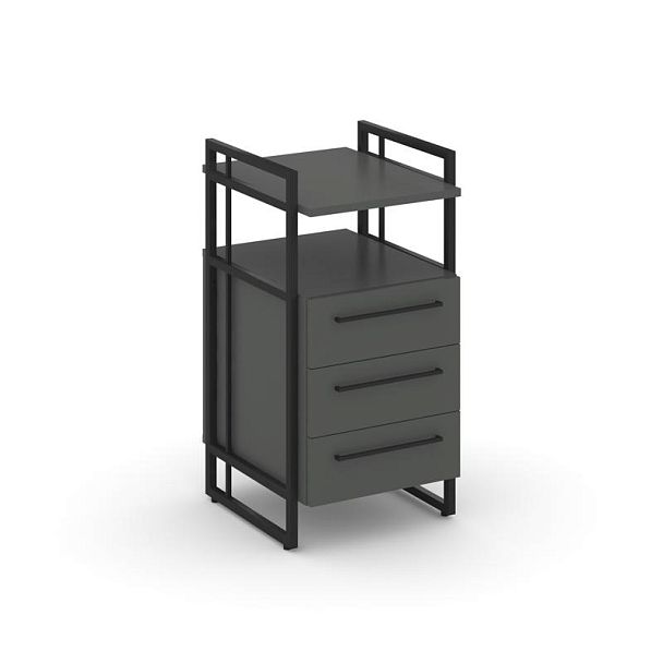 Rift Direct Тумба приставная RF.TPRR-001 Антрацит/Металл Черный 424*500*821 - Вид 1