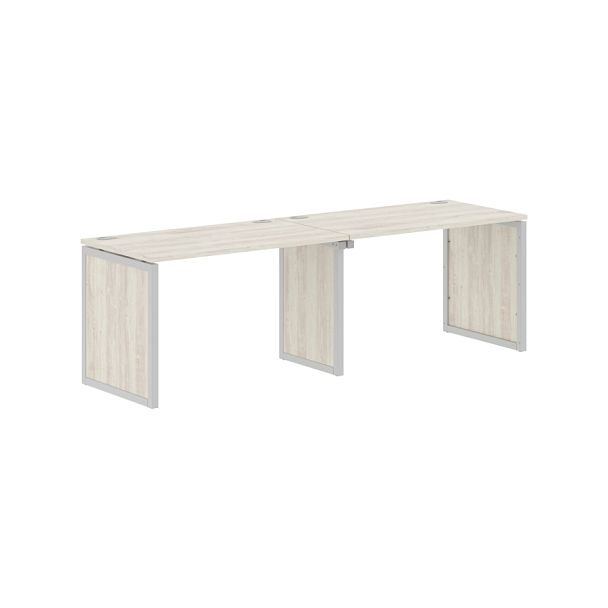 Стол 2-х местный XQPWST 2470 Сосна Эдмонт/Алюминий 2400х700х750 XTEN-QP - Вид 1