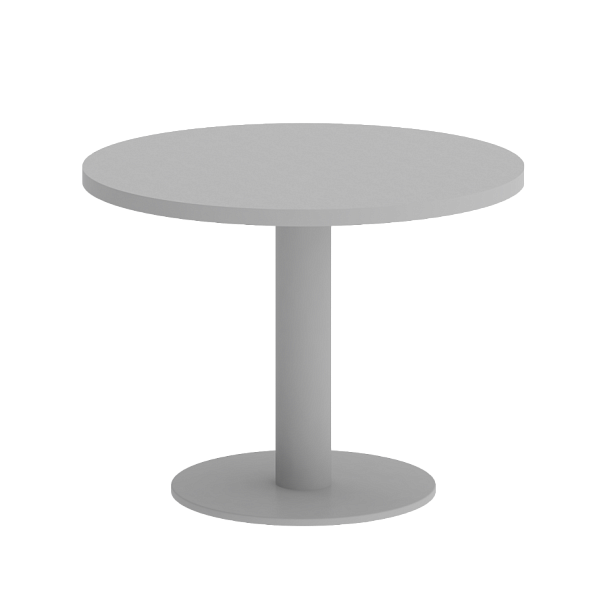 Home Office Стол журнальный круглый VR.SP-5-60.1G Серый/Серый металл 600*600*450 - Вид 1