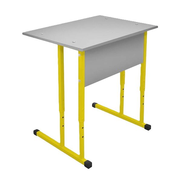 Стол ученический Квадро Лайт 1М (Р), одноместный, регулируемый (дополнительные цвета RAL), гр.4-6 - Вид 4