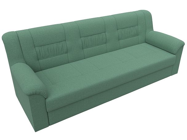 Диван прямой Карелия Рогожка зеленый - Вид 5