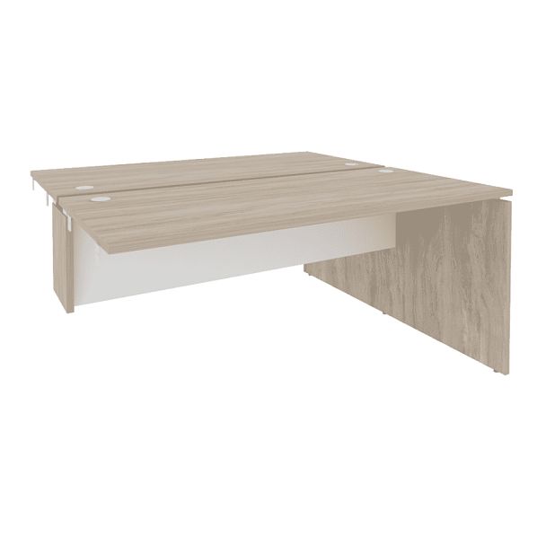 Onix Стол-приставка двойной к опорным элементам O.D.SPR-4.7 Дуб аттик/Белый бриллиант 1580*1475*750 - Вид 1