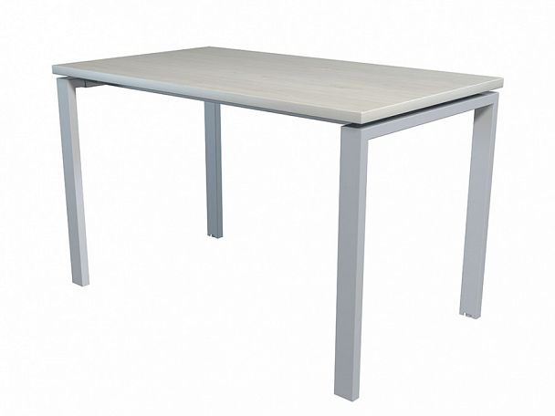 Стол NT 120x70 белое дерево/серый - Вид 1