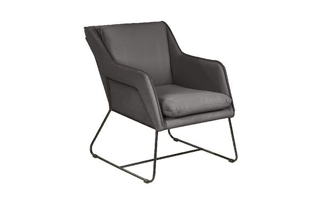 Кресло Alex, бархат антрацит 14 - Вид 1