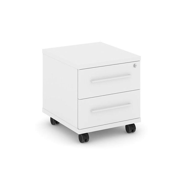 Rift Тумба мобильная усиленная RF.TM-001 Белый Бриллиант/Металл Белый 416*460*448 - Вид 1