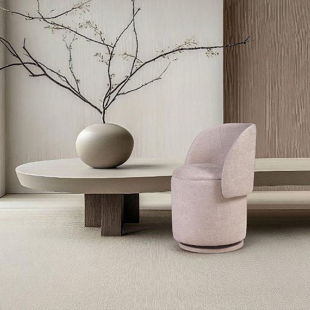 Пуф с кручением Bubble, шенилл puffy бежевый - Вид 14