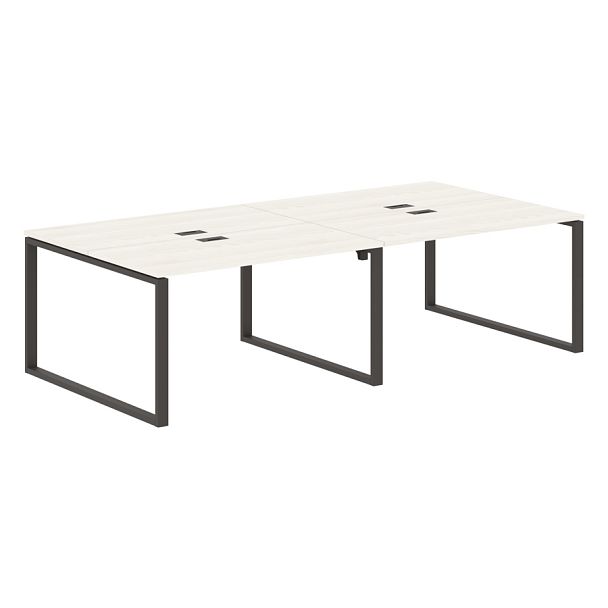 Стол 4-х местный EQWST 2713 Ясень Траун/Мокко 2726х1346х750 EDIS - Вид 1