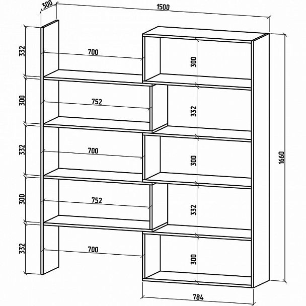 Стеллаж Фрегат-1 - Вид 4