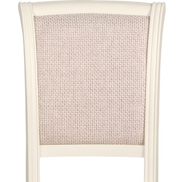 Комплект деревянных стульев с мягким сиденьем Арктос Слоновая кость/Кремовая рогожка, 4 шт. - Вид 7