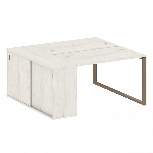 Рабочая станция "Metal System" БО.РС-СШК-1.2 дуб наварра/мокко - Вид 1