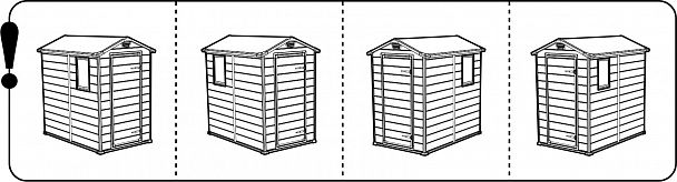 Сарай "MANOR 4x6" - Вид 11