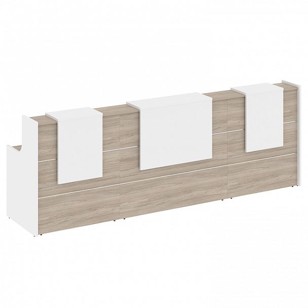 Ресепшн "Onix" O.R-K-15 дуб аттик/белый - Вид 2