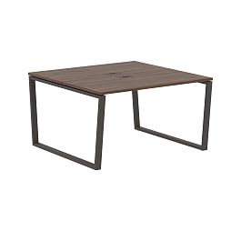 Стол 2-х местный EVWST 1313 Дуб Денвер тёмный/Мокко 1360х1346х750 EDIS - Фото предпросмотра