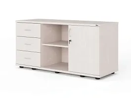 ЛАЙТ / LIGHT RLG023-120x45 Тумба 4 ящика 120x45x60 Дуб Молочный - Фото предпросмотра