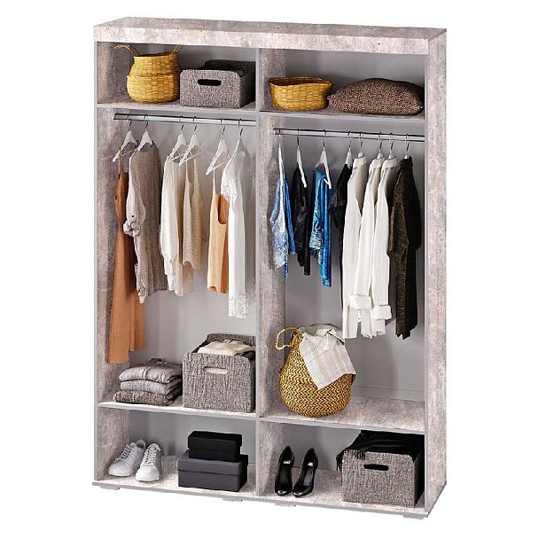 "Инстайл" ШК-31 метрополитан грей/белый (замена на бетон/белый) - Вид 2