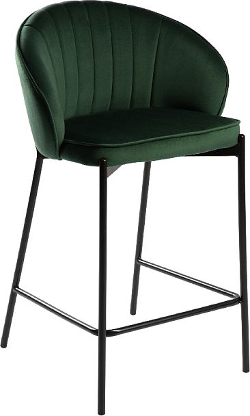 Комплект полубарных стульев Миэль зеленый/черный, 2 шт. - Вид 3