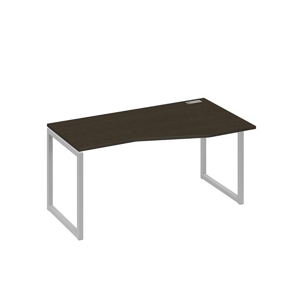 Стол эргономичный правый "Техно" на металлокаркасе QUATTRO A4 А4 Б4 066 БП венге / металлокаркас серый - Вид 1