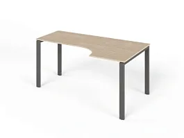 ЛАЙТ / LIGHT RLG016-14x9R Угловой стол 160x90x75 Дуб Сонома - Фото предпросмотра