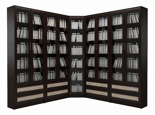 Шкаф книжный Мебелайн-41 - Вид 1