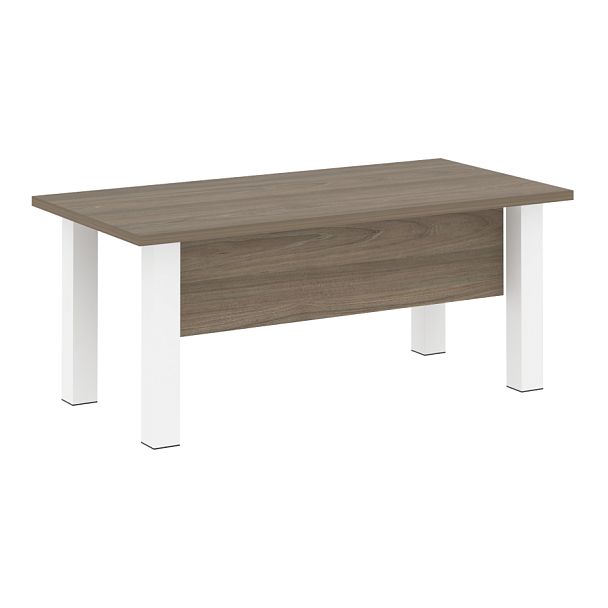 Yalta Стол руководителя LT.D-18.1 Вяз/Белые опоры 1800*900*750 - Вид 1