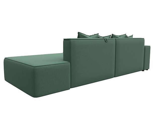 Диван угловой Лига-079 угол левый Рогожка зеленый - Вид 5