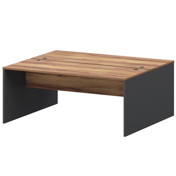 Бенч двойной СМСР25-2.18.73 Графит/Таксония 1800x1496x750 Смарт - Вид 1