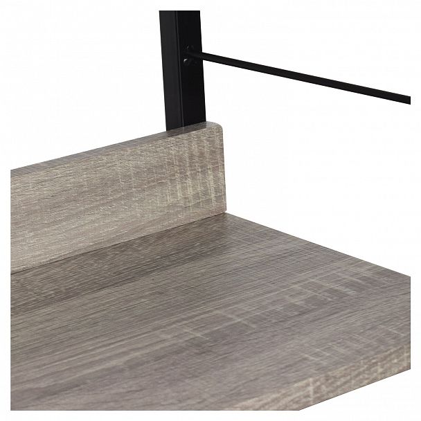 Стеллаж на металлокаркасе BRABIX "LOFT SH-003", 600х350х1500 мм, 5 полок, цвет дуб антик, 641235 - Вид 8