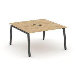 Стайл Проджект Рабочая станция 2-х сторон. SN-5A.DRS-002 Тиквуд Светлый/Металл Антрацит 1180*1232*75 - Фото предпросмотра