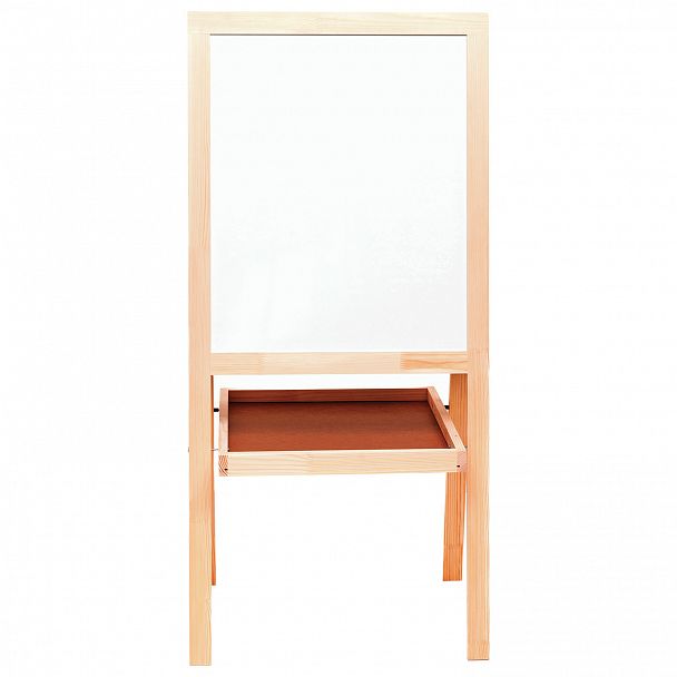 Доска-мольберт двусторонняя для мела и магнитно-маркерная 545х650 мм, зеленая/белая, РОССИЯ, BRAUBERG, 235519 - Вид 6