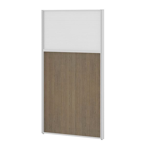 Модуль комбинированный "Мобильные офисные перегородки «Ритм»"  ПК-РТМ-МДК138х120П/Д-В1-702 дуб шамони - Вид 1