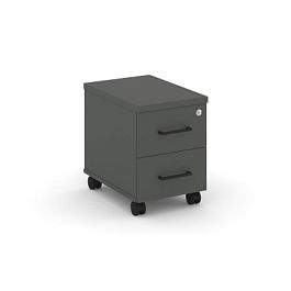 Стайл Проджект Тумба мобильная з/с ЛХДФ SN.TM-003 Антрацит/Черный Ручки 320*460*437 - Фото предпросмотра