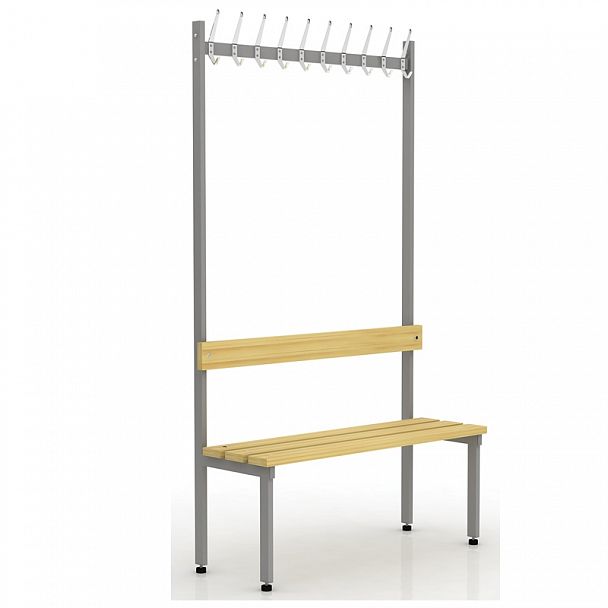 Вешалка односторонняя П-071Д/1 на 10 крючков - Вид 1