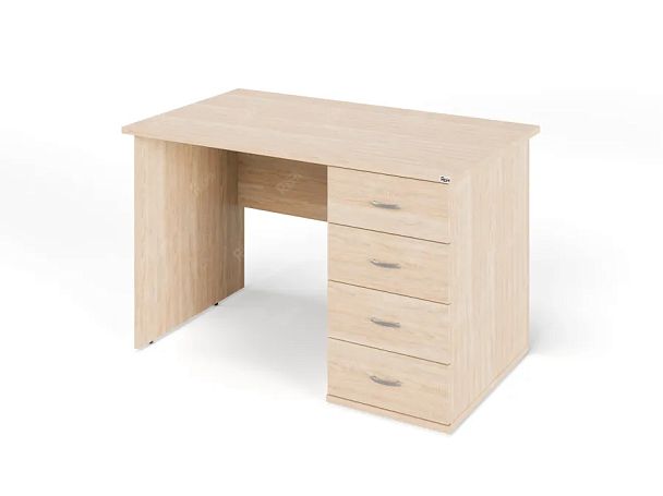 ЛАЙТ / LIGHT RLG008-12x7R Однотумбовый стол 120x70x75 Дуб Сонома - Вид 1