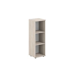Стеллаж/Корпус шкафа среднего 400х400х1200, з.ст HDF / цвет: дуб светлый Сигма / Sigma - Фото предпросмотра