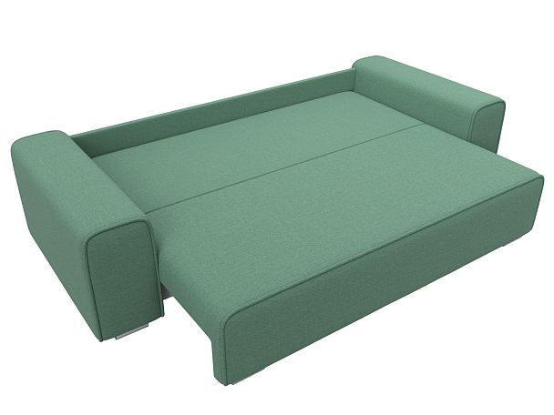 Диван прямой Лига-029 Рогожка зеленый - Вид 8