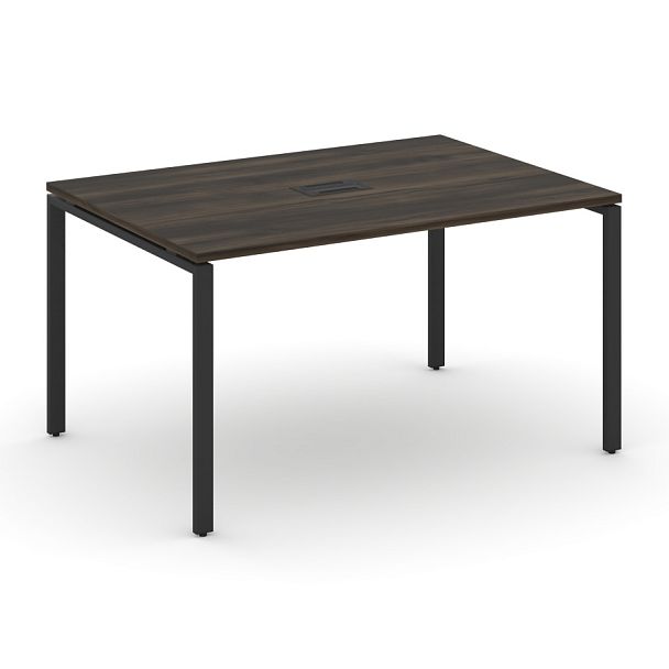 Concept Стол переговорный (1 столешница) CN.PRG-013 Дуб Мали/Металл Черный 1380*980*750 - Вид 1