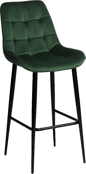 Комплект барных поворотных стульев Эйден, Confetti deep forest/черный, 4 шт. - Вид 4