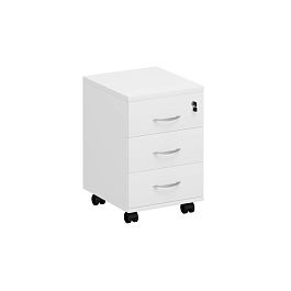 Тумба выкатная Комфорт К.301 белый премиум - Фото предпросмотра