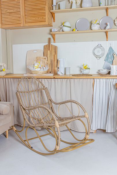 Кресло-качалка 05/05 из полиротанга - Вид 4