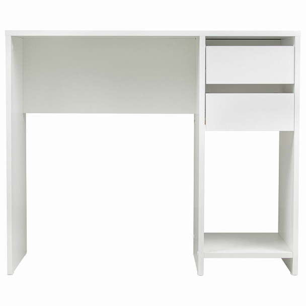 Стол письменный/компьютерный BRABIX "Scandi CD-017", 900х450х750 мм, 2 ящика, белый, 641894, ЦБ013706-1 - Вид 1