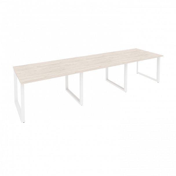 Стол переговорный "Onix" O.MO-PRG-3.2 денвер светлый/белый - Вид 1