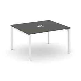 Style Project Next Стол переговорный SN-59P.SPRG-032 Антрацит/Металл Белый 1180*1180*750 - Фото предпросмотра
